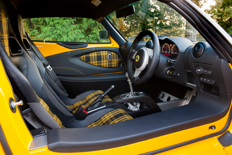 Illustration for article titled The Lotus Exige Sport 350: Plaid Seats And A Sexy Manual? Sold